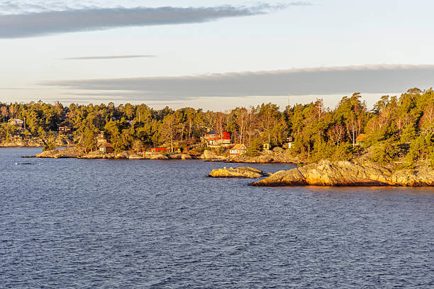 istock Cozy Cottages on a Rocky Scandinavian Coast 2250166448