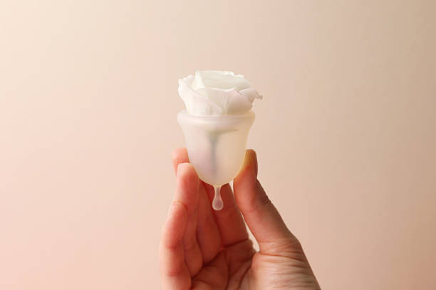 istock EcoFriendly Sustainable Menstrual Cups in a Pouch on a Bright Background 2250167381