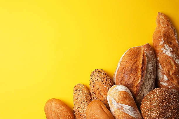 A delightful variety of Fresh Breads, beautifully displayed against a bright background