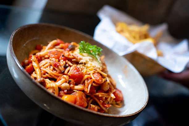 Spaghetti Mushroom Bolognese
