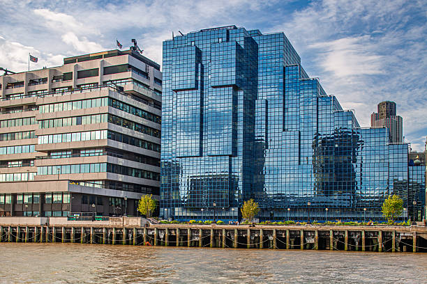 istock Modern glass tower by London Bridge on the Thames 2250181492
