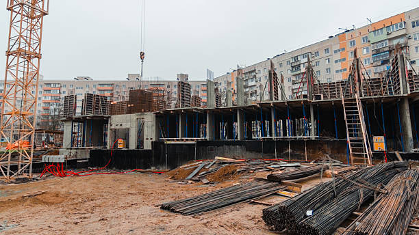 istock equipment at the construction site of a new building 2250181666