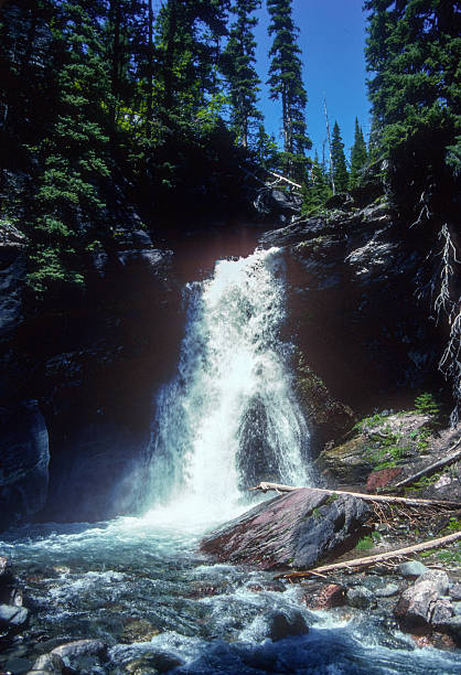 istock Glacier NP - St. Mary's Falls Wide Angle Close-up - 1989 2250189107