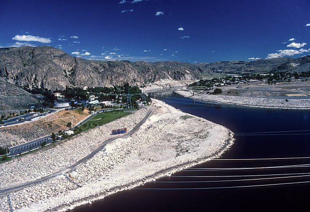 Grand Coulee Dam - Columbia River Below Dam - 1989