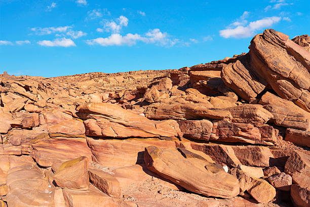 Rock landscape mountain view summer view, Egypt.
