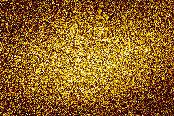 istock Brown golden yellow glitter bokeh background. 2250202136