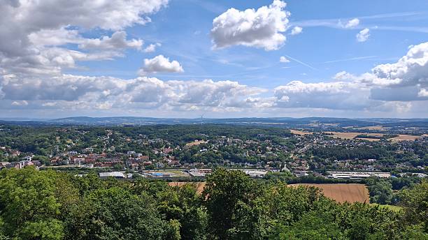 istock Panoramic view from the Kaiser Wilhelm Monument in Porta Westfalica, Germany 2250210253
