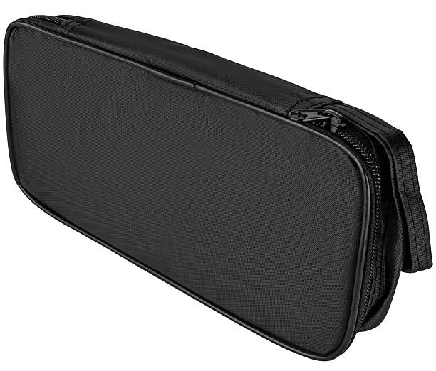 istock Compact zippered case for neat storage of small accessories and tools. On a white background 2250211390