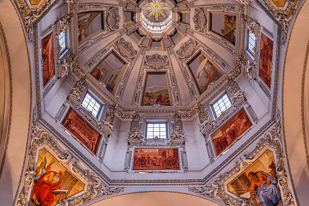 istock Frescoed dome interior of Salzburg Cathedral 2250214965