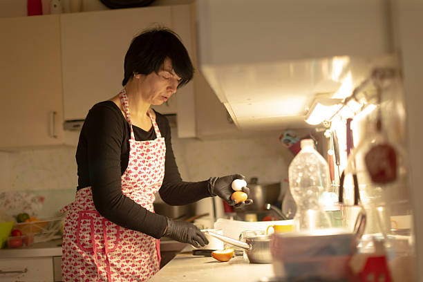 istock preparing wholesome dinner with organized utensils and fresh produce 2250217241