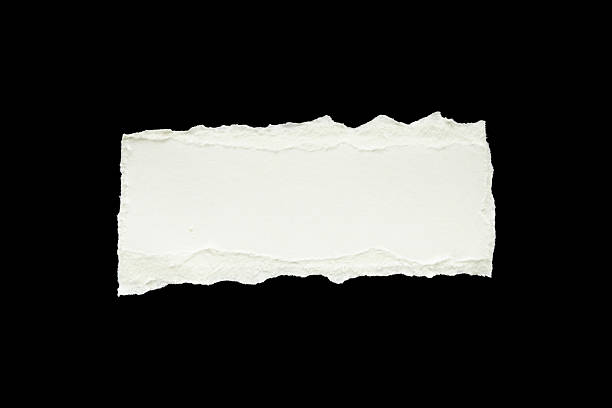 istock White ripped paper torn edges strips isolated on black background 2250228631