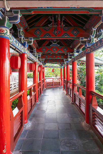 istock Corridor of classical architecture in China 2250249207