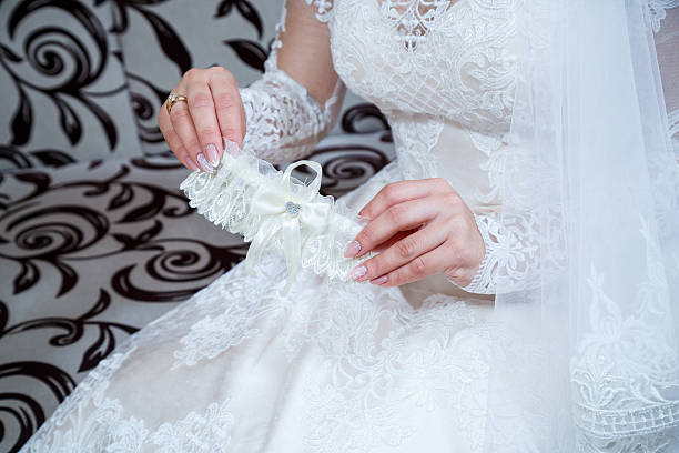 Ornate bridal shoes