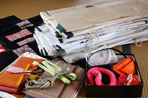 istock Old Japanese kimono 2250263019