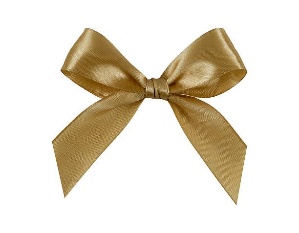 istock Gold Luxury Festive Gift Ribbon Bow 2250266991