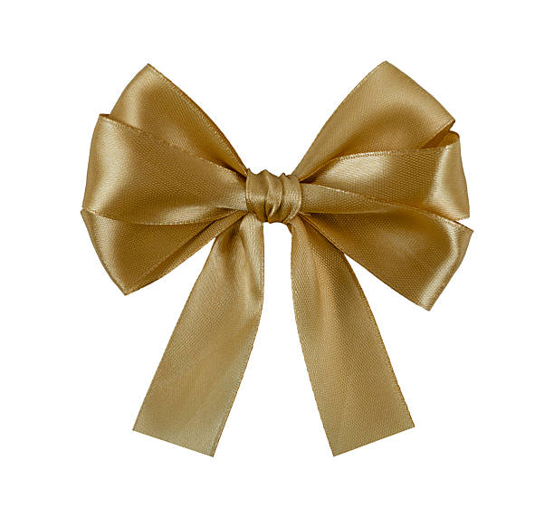 istock Gold Luxury Festive Gift Ribbon Bow 2250266993