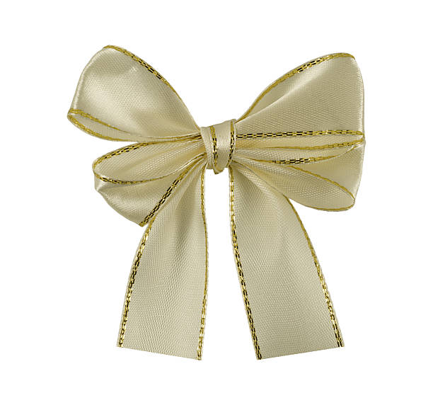 istock Gold Luxury Festive Gift Ribbon Bow 2250267030