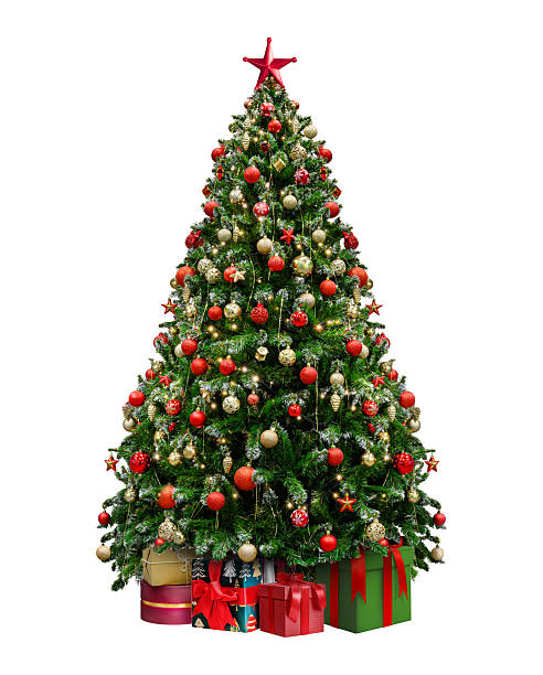 istock Beautifully Festively Decorated Christmas Tree Surrounded by Gifts Underneath It 2250278067
