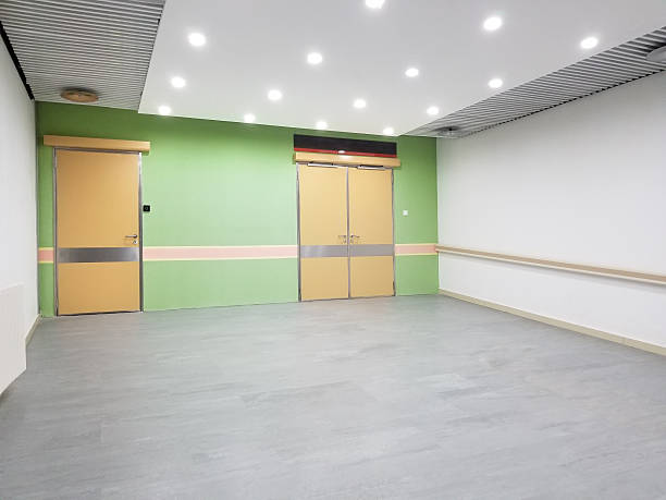 istock Corridor of a modern hospital operating room 2250278542