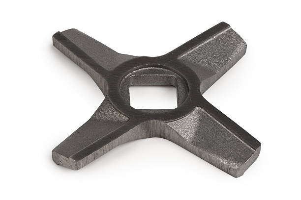 istock Metal Screw Ring or Locking Nut for Meat Grinder Head Isolated o 2250283512