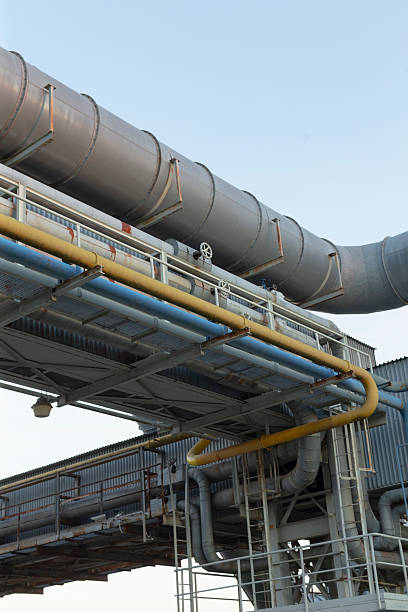 istock Energy sector infrastructure with signage lighting and access routes 2250284406