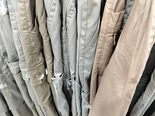 istock clothes hanging in various colors 2250285529