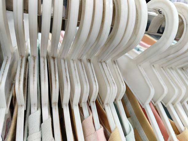 istock neat arrangement of clothes hangers 2250285549