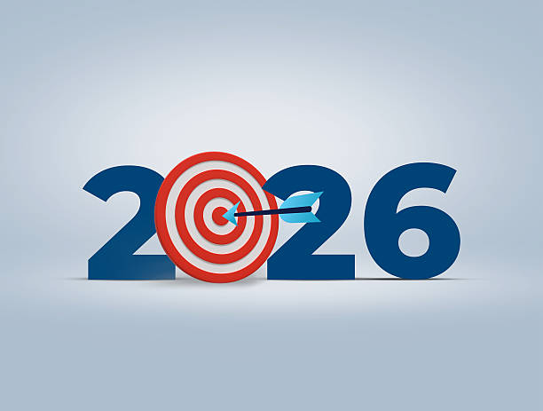 istock New year business plan target strategy, Planning and challenge business strategy background. 2250294008