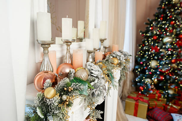istock Christmas tree toys and Christmas presents 2250296968