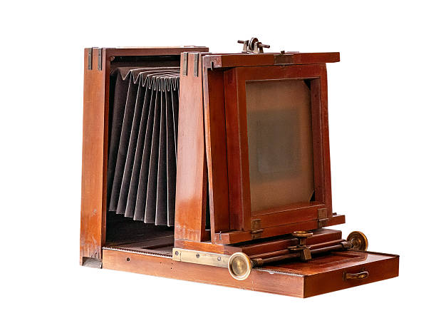 istock The old camera obscura white isolated 2250297553