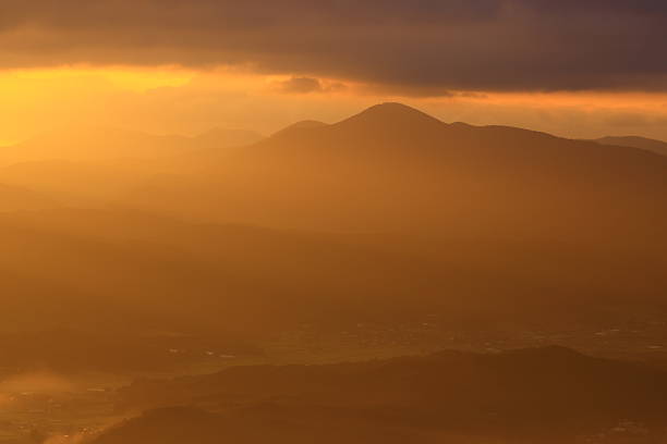 Sunrise and sea of ​​clouds