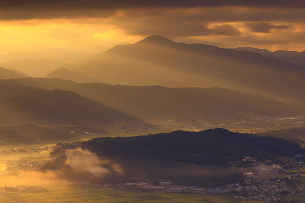 Sunrise and sea of ​​clouds
