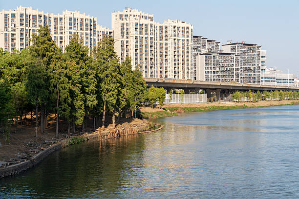 istock Lakeside modern office building in China 2250304455