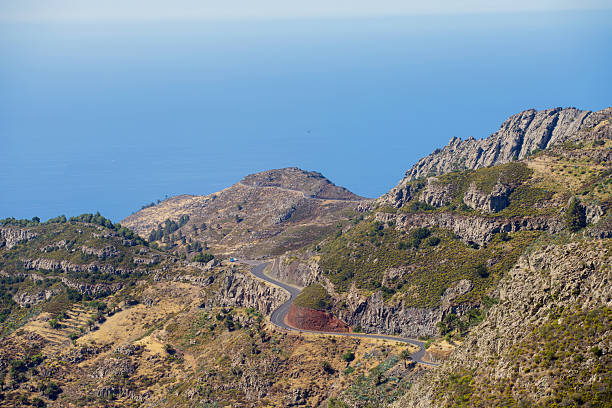 Mountain ladscape at La Gomera, Canary Islands, Spain