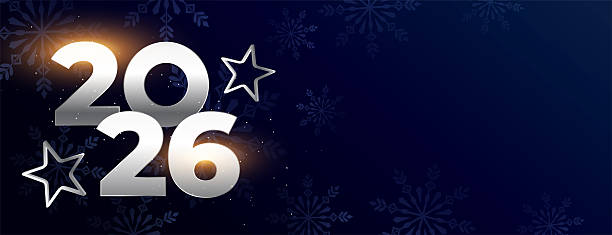 istock silver 2026 text lettering banner for new year eve 2250312196
