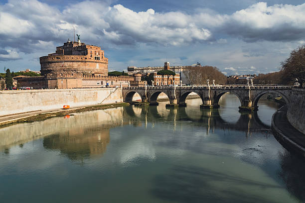 Castel Sant Angelo in the city of Rome, Italy.