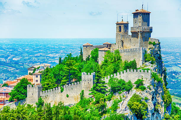 City wall of San Marino city