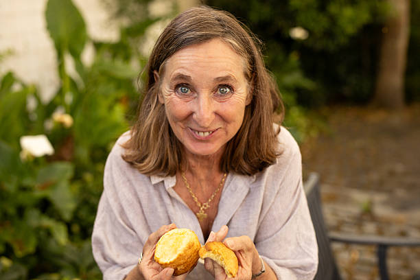 istock Funny mature Latin American woman making faces while looking at the camera 2250330422