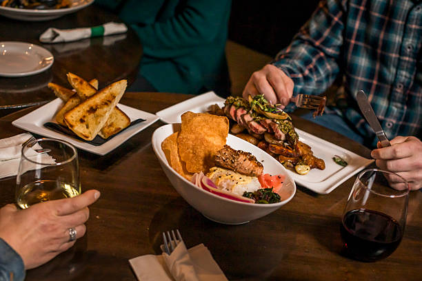 istock Friends enjoy meal at pub 2250334957