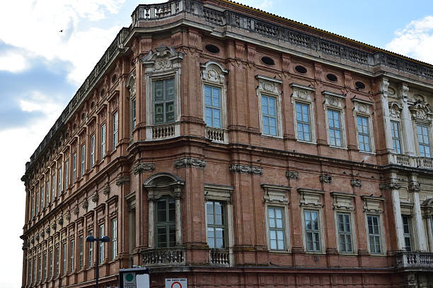 istock building with a pink stone facade 2250348524