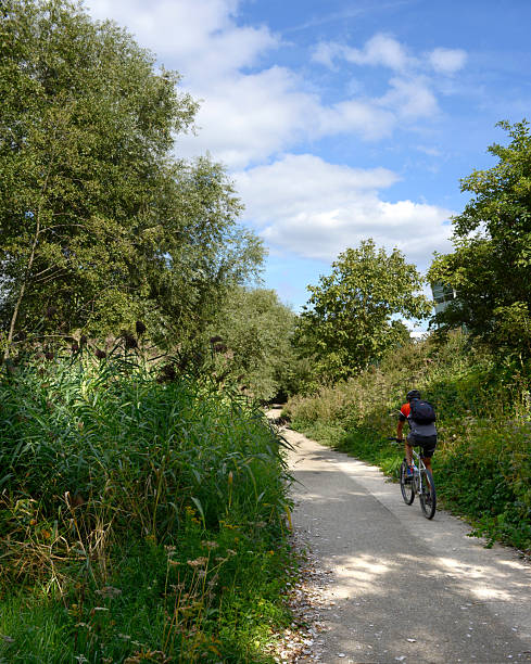 istock A man on a mountain bike 2250350722