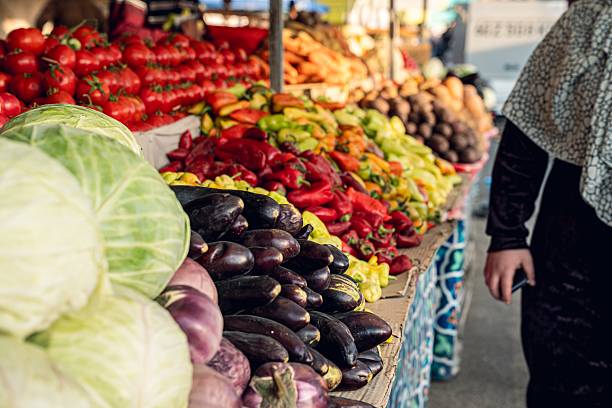 istock Vibrant Vegetable Market Display 2250356512