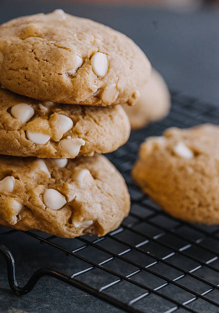 istock Fresh Baked Cookies with White Chocolate 2250362427
