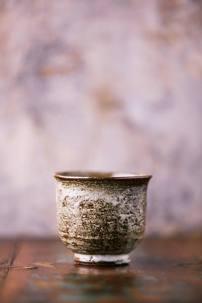istock Traditional japanese ceramic on rustic wooden background. Soft focus. Copy space. 2250371061