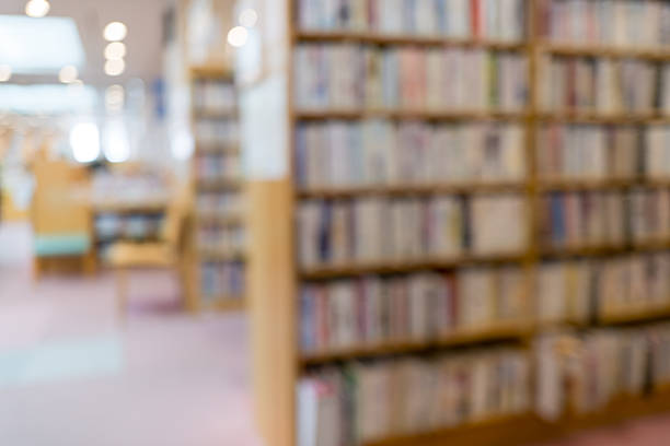 istock Soft Blurred Bookcase with Copy Space for Education and Research 2250381520