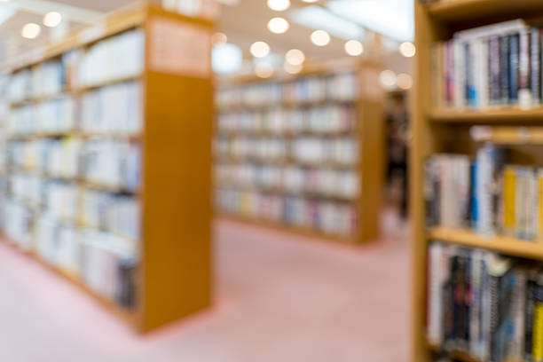 istock Soft Blurred Bookcase with Copy Space for Education and Research 2250381545
