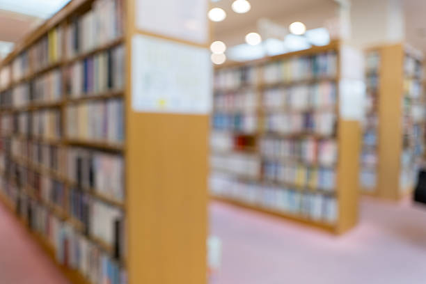 istock Soft Blurred Bookcase with Copy Space for Education and Research 2250381563