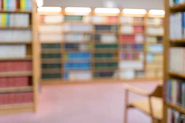 istock Soft Blurred Bookcase with Copy Space for Education and Research 2250381569