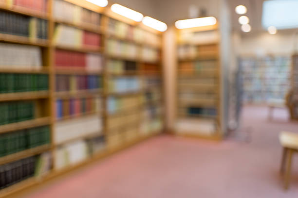 istock Soft Blurred Bookcase with Copy Space for Education and Research 2250381580