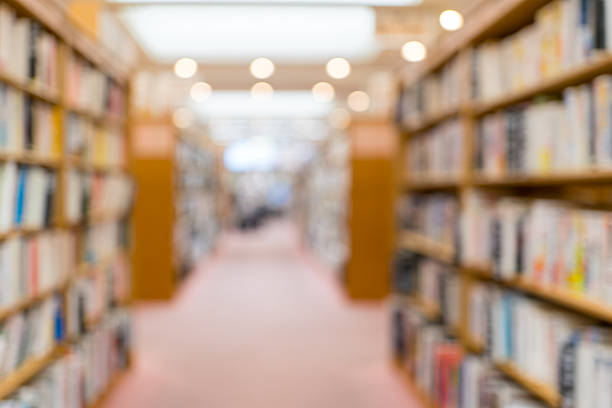 istock Soft Blurred Bookcase with Copy Space for Education and Research 2250381601